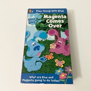 Blue's Clues VHS Magenta Comes Over